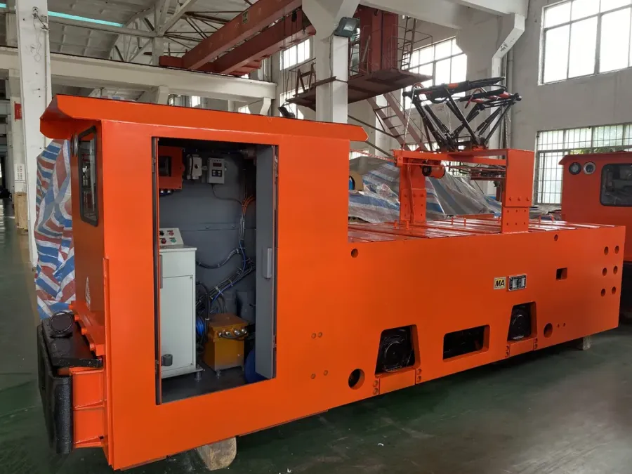 Mining 7 Ton Rail Tractor Overhead Wire Contact Trolley - product detail 3