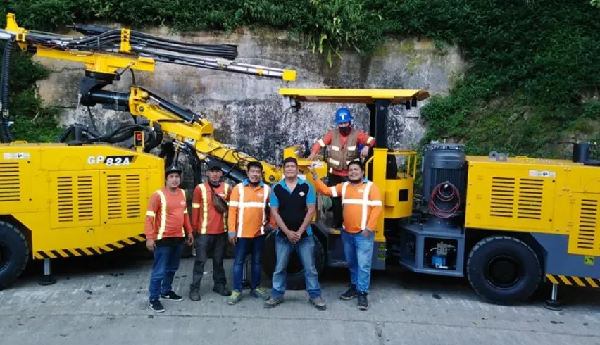 1 2 Boom Underground Wheel Crawler Fully Hydrauic Multif - product detail 3