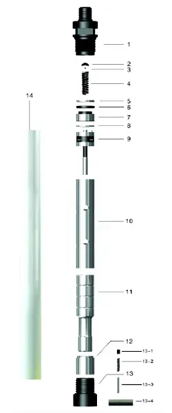 CIR90 110mm DTH Drill Bit Low Air Pressure Down The Hole - product detail 1