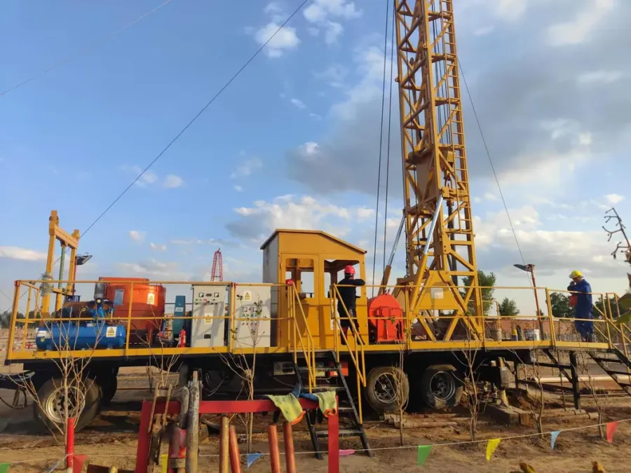 New Trailer 1000m Fast Drilling Water Well Drilling Rig  - product detail 1