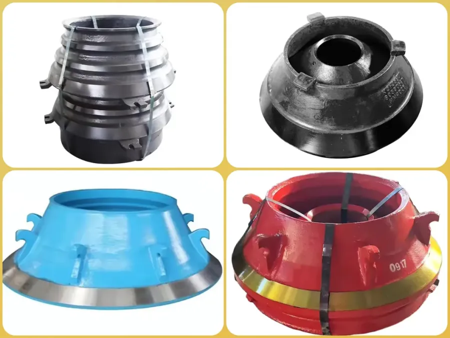 Mantle Bowl Liner Concave, Cone Crusher Wear Liner Manga - product detail 2
