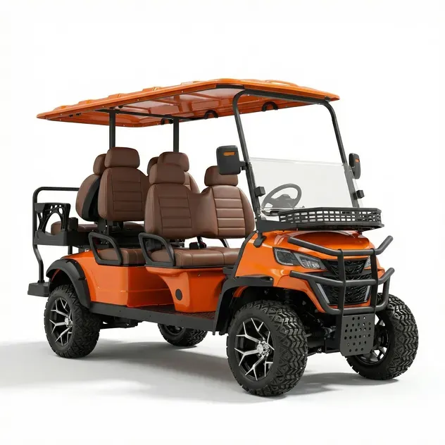 4 Seater All Terrain Electric Golf Cart for Mining Site  - product detail 4