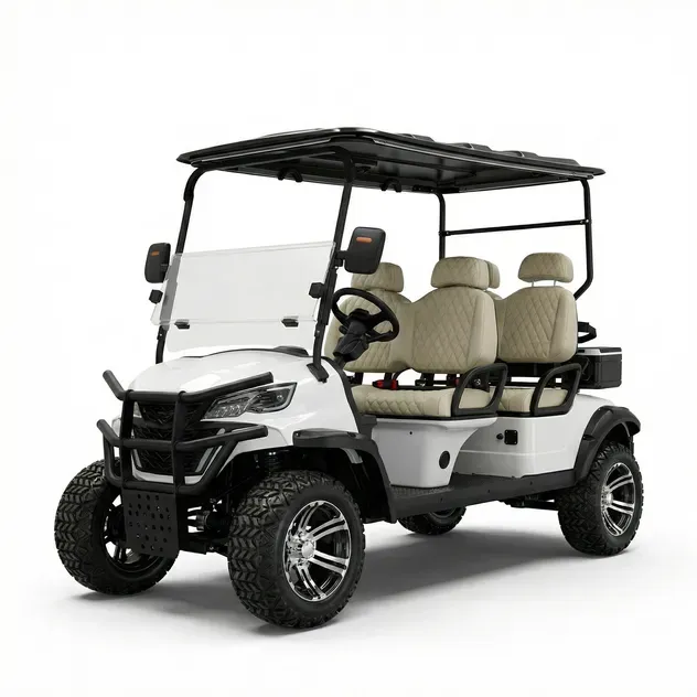 4 Seater All Terrain Electric Golf Cart for Mining Site  - product detail 3