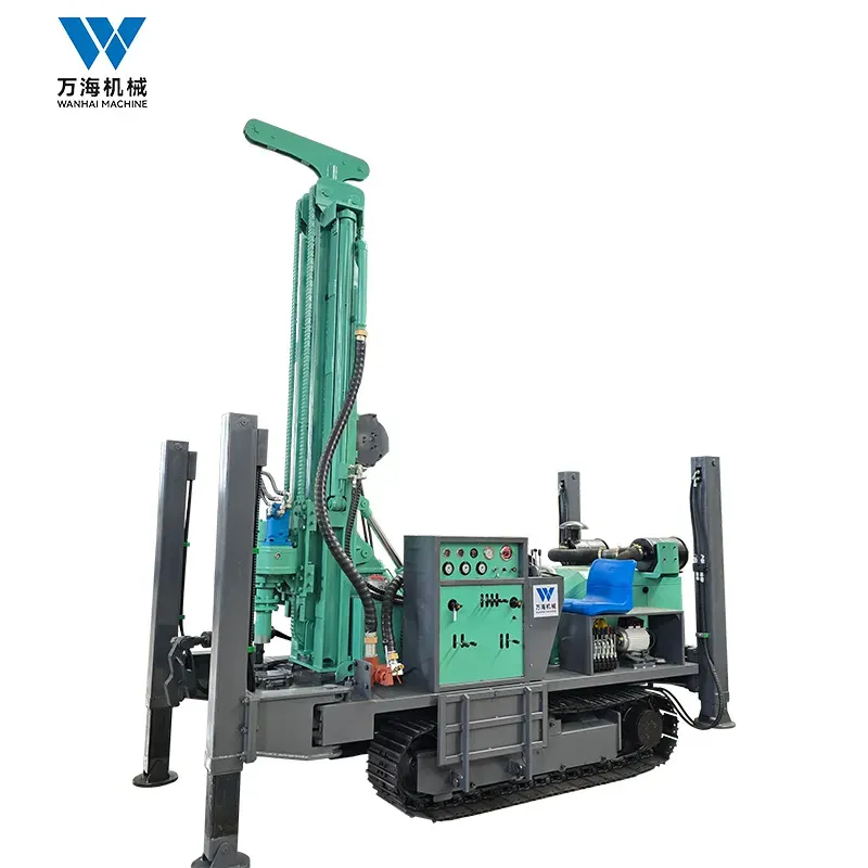 300-Meter Portable Water Well Drilling Rig, Equipped wit - product detail 1
