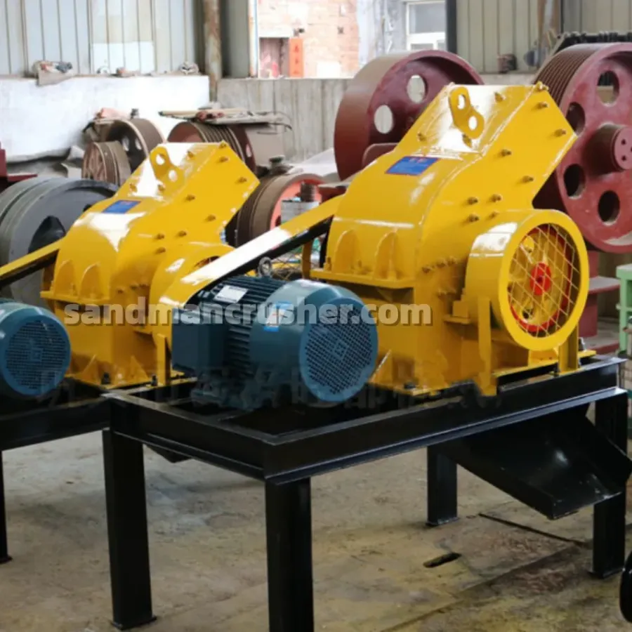 Simple Operation Mini Hammer Crusher Mill for Glass - product detail 1