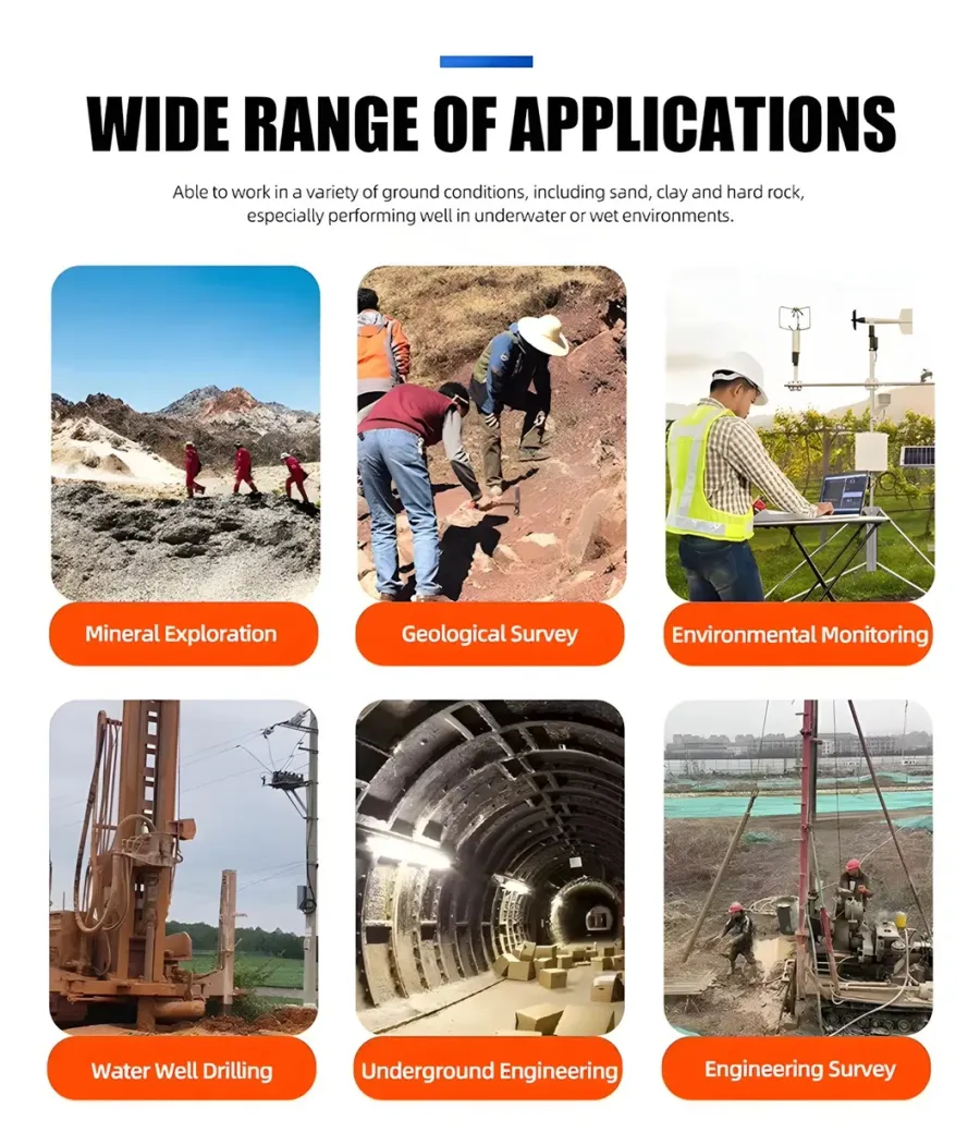 Dh200 Deep Hole Core Drilling Rig for Rock Full Hydrauli - product detail 4