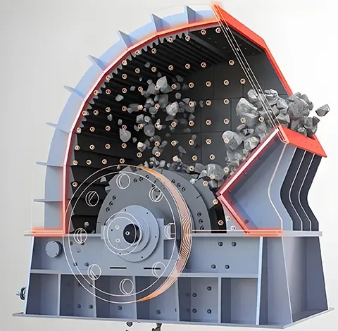 Heavy Hammer Crusher for Construction Waste Recycling - product detail 2