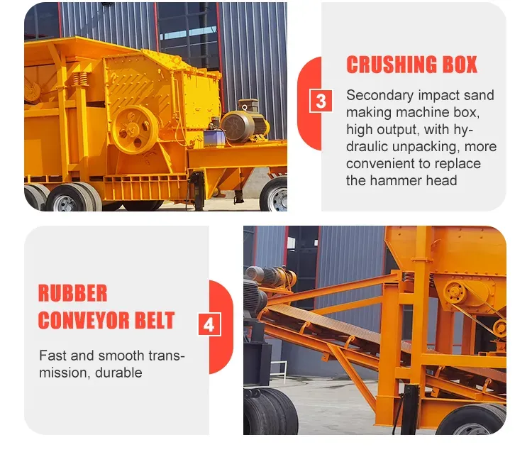 Intelligent Hydraulic Drive Mobile Jaw Cone Crusher for - product detail 5