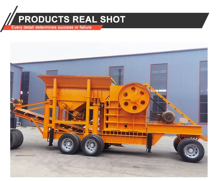 Intelligent Hydraulic Drive Mobile Jaw Cone Crusher for - product detail 2