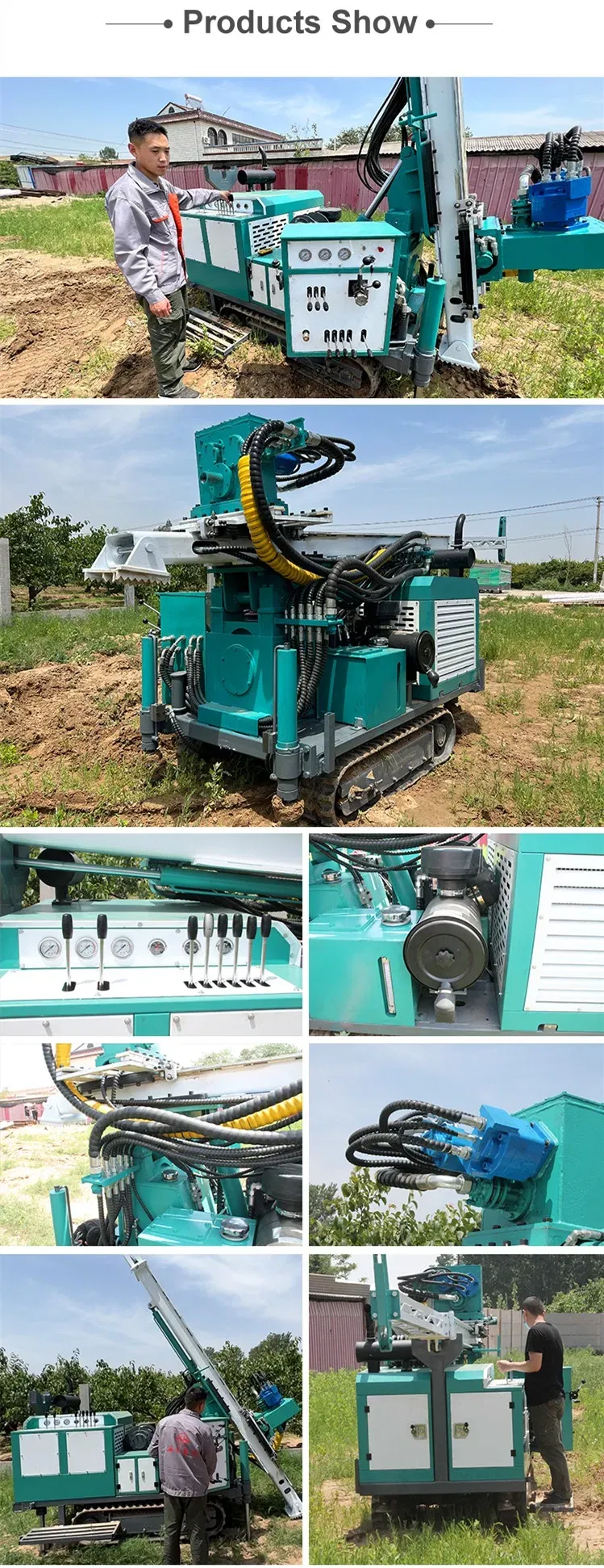 Hydraulic Blast Hole Rock Mini Borehole Truck Mounted Mu - product detail 5