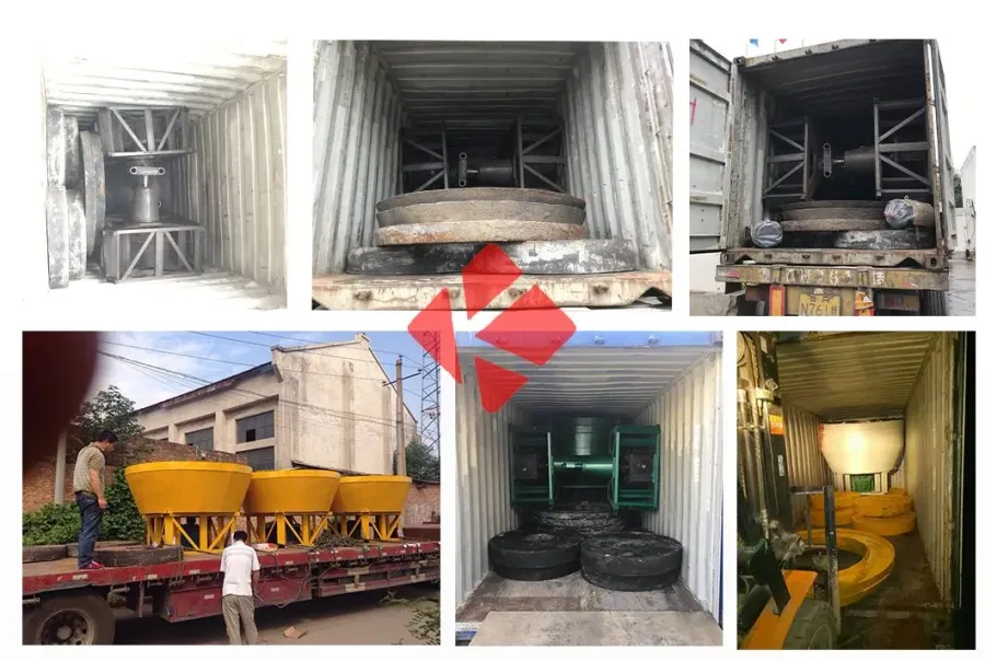 Gold Ore Flywheel Grinding Machine Wet Pan Mill/ - product detail 5