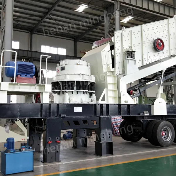 Mobile Crushing Plant for Limestone Concrete