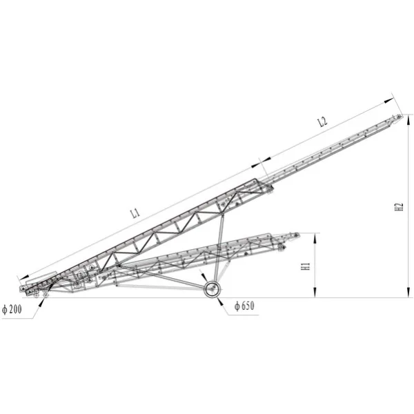Belt Conveyor Super Grip Logistic Airport