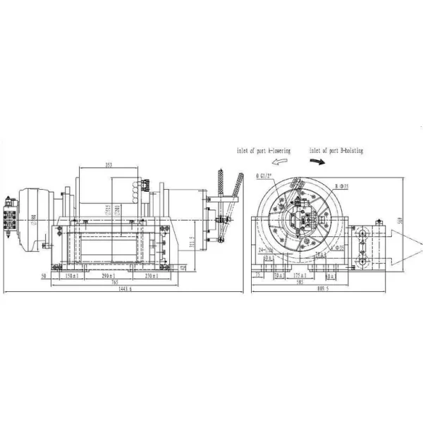 Winch and Hoist Hydraulic Ini Invention Patent