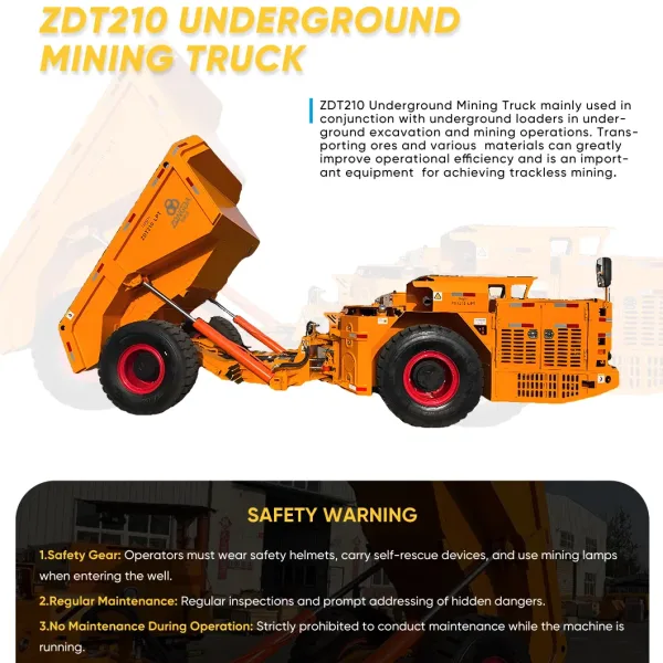 Underground Truck Advanced Trackless Efficient
