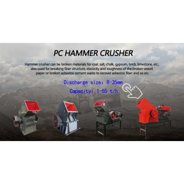 Hammer Crusher PC400x600 for Granite Dust Coal