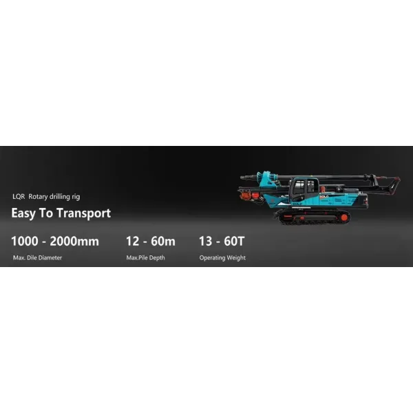 Rotary Drilling Rig Crawler Mounted Energy Saving