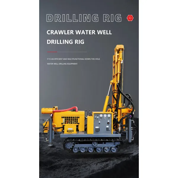 Rotary Drilling Rig Hydraulic Crawler Mounted