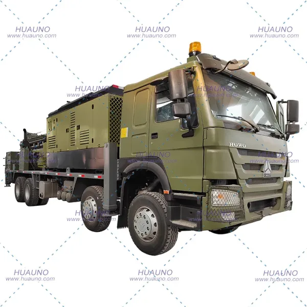 Air Compressor 300 m Depth Howo Truck Water Well
